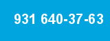 931 640-37-63